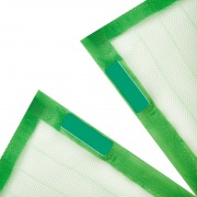 Дверная противомоскитная сетка зеленая
 (магниты пришиты по всей длине сетки!) | Фото 2