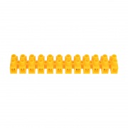 Клеммная винтовая колодка KВ-10 4-10, ток 10 A, полиэтилен желтый REXANT (10 шт./уп.) | Фото 2