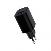 Сетевое зарядное устройство REXANT USB + Type-C, 5V, 2.4 A, черное | Фото 1