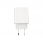 Сетевое зарядное устройство REXANT USB-A+USB-C адаптер, 18W белое | Фото 1