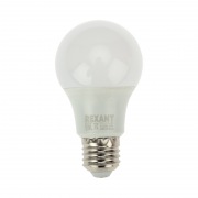 Лампа светодиодная Груша A60 9,5 Вт E27 903 Лм 2700 K теплый свет REXANT (5 шт./уп.) | Фото 3