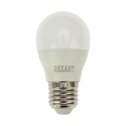 Лампа светодиодная Шарик (GL) 9,5 Вт E27 903 Лм 2700 K теплый свет REXANT(5 шт./уп.) | Фото 3