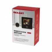 Видеоглазок дверной REXANT (DV-113) с цветным LCD-дисплеем 2.8" с функцией звонка и записи фото, встроенный аккумулятор  | Фото 7