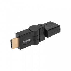 REXANT ПЕРЕХОДНИК шт. HDMI - гн. HDMI поворотный GOLD