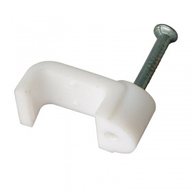 REXANT Крепеж кабеля плоский 10мм х 4мм (упак. 50 шт.)