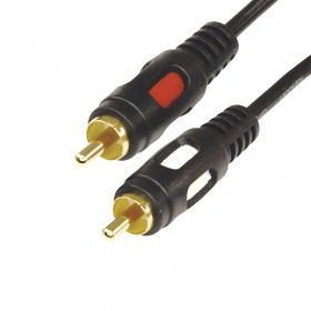 REXANT Шнур 2RCA Plug - 2RCA Plug 10М (GOLD)