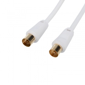 REXANT Шнур TV PLUG-TV JACK 5М Белый