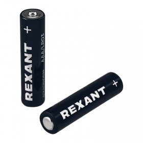REXANT Батарейка алкалиновая AAA/LR03 мизинчиковая 1,5В блистер 24 шт. REXANT