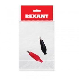 REXANT Зажим «крокодил» 5 А 40 мм в изоляторе REXANT