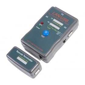 REXANT Тестер кабеля "универсальный"  RJ-45+USB REXANT - 251454