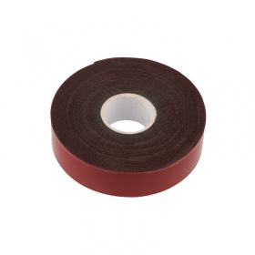 REXANT Двухсторонний скотч серый на HBA акриловой основе, защитная пленка красная, 20 мм, 5 м REXANT