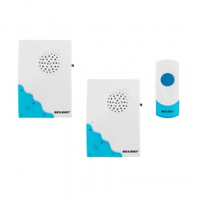 REXANT Беспроводной дверной звонок с двумя вызывными панелями кнопка IP 44 REXANT  RX-5