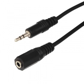 REXANT Шнур Стерео 3,5 мм гнездо - Стерео 3,5 мм штекер, длина  7 метров  REXANT