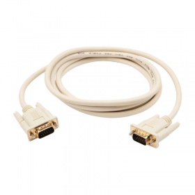 REXANT Шнур VGA - VGA с ферритами, длина  1,8 метра, серый (GOLD)  REXANT