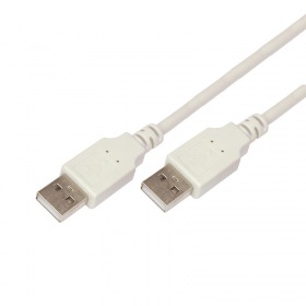 REXANT Шнур USB-A (male) штекер - USB-A (male) штекер, длина 3 метра (PE пакет)  REXANT