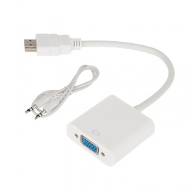 REXANT ПЕРЕХОДНИК  шт.HDMI - гн.VGA (провод) + 3.5 mm Аудио  REXANT