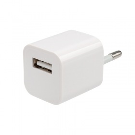 REXANT Сетевое зарядное устройство «Квадрат» USB (СЗУ) (1000 mA) белое REXANT