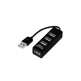 REXANT Разветвитель USB на 4 порта черный REXANT