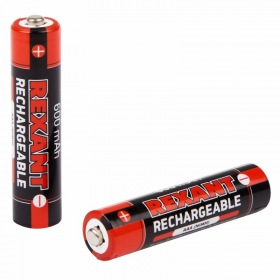 REXANT Аккумулятор тип  AAA  "мизинчиковый" 1.2В 600мАч "REXANT" блистер 2 шт