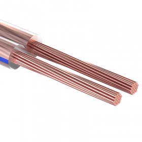 REXANT Кабель акустический, 2х0. 35 мм², прозрачный BLUELINE, 100 м. REXANT