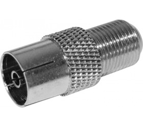 REXANT ПЕРЕХОД гнездо F - гнездо TV REXANT