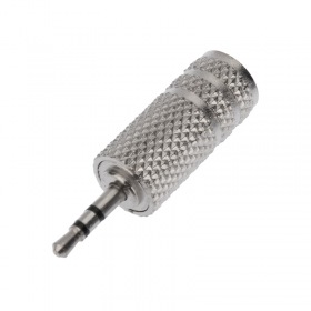 REXANT 2.5 мм стерео штекер - 3.5 мм стерео гнездо металл REXANT