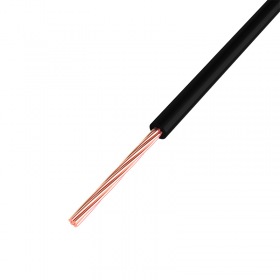 REXANT Провод ПГВА REXANT 1х0.75 мм², Cu, черный, бухта 200 м