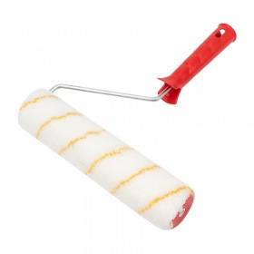 REXANT Валик полиамид белый с желтой полосой, ворс 11 мм, ширина ролика 240 мм, Ø 42 мм, бюгель 6 мм REXANT