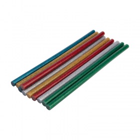 REXANT Клеевые стержни REXANT, Ø11 мм, 270 мм, цветные с блестками, 10 шт., хедер