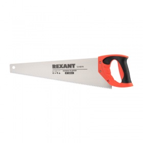 REXANT Ножовка по дереву REXANT «Зубец» 500 мм, 7-8 TPI, каленый зуб 2D, двухкомпонентная рукоятка
