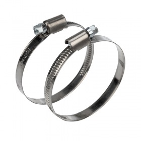 REXANT Хомут-стяжка кабельная стальная червячная REXANT 50-70 мм, упаковка 25 шт.