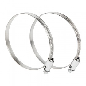 REXANT Хомут-стяжка кабельная стальная червячная REXANT 70-90 мм, упаковка 25 шт.