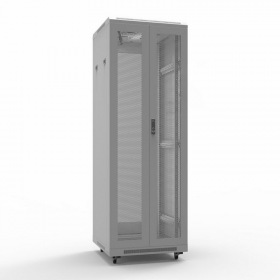 REXANT 19" Напольный шкаф Rexant серии Standart 42U 800х800 мм, передняя и задняя распашные перфорированные двери, RAL7035 (состоит из 2 частей)