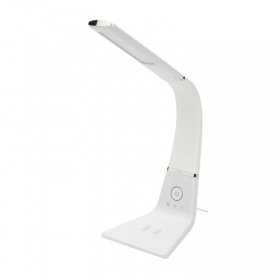 REXANT  Светильник настольный REXANT Cloud LED 2700-6500К, встроенная беспроводная и проводная USB-зарядка устройств, диммер, гибкий поворот