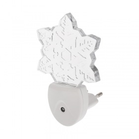 REXANT Ночник светодиодный REXANT СНЕЖИНКА ХАМЕЛЕОН свечение мультиколор 7 цветов, 230 В