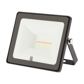 REXANT Прожектор цветного свечения мультиколор (RGB) 10 ватт с пультом дистанционного управления