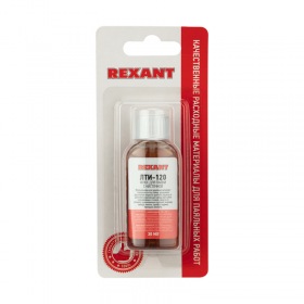 REXANT Флюс для пайки REXANT, ЛТИ-120, 30 мл, с кисточкой, флакон, блистер