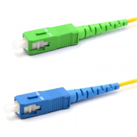 REXANT Патч-корд оптический переходной (SM), 9/125 (OS2), SC/APC-SC/UPC, (Simplex), LSZH, 15м