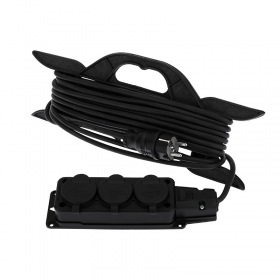 REXANT Удлинитель-шнур на рамке REXANT КГ 3х1.5, 10 м, 3 гнезда, морозостойкий, с/з, 16 А, 3500 Вт, IP44 (Сделано в России)