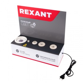 REXANT Демо-тестер для проверки ламп с цоколями E27, E27, E14, GU5.3, GX53 REXANT