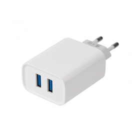 REXANT Сетевое зарядное устройство REXANT 2 x USB, 5V, 2.4 A, белое