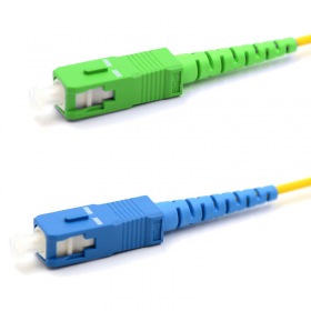 REXANT Патч-корд оптический переходной (SM), 9/125 (OS2), SC/APC-SC/UPC, (Simplex), LSZH, 2м