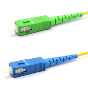 REXANT Патч-корд оптический переходной (SM), 9/125 (OS2), SC/APC-SC/UPC, (Simplex), LSZH, 5м
