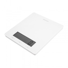 REXANT Весы кухонные электронные мультифункциональные, белые/стекло/до 5 кг REXANT