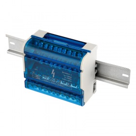 REXANT Шина на DIN-рейку в корпусе (кросс-модуль) 4х11 REXANT