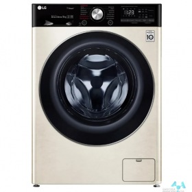 LG Стиральная машина LG F4V5VS9B класс: A загр.фронтальная макс.:9кг бежевый