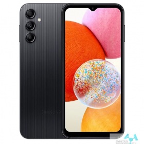Samsung Смартфон Samsung SM-A145 Galaxy A14 64Gb 4Gb черный моноблок 3G 4G 2Sim 6.6" 1080x2408 Android 13 50Mpix 802.11 a/b/g/n/ac NFC GPS GSM900/1800 GSM1900 microSD max1024Gb [SM-A145FZKUCAU]