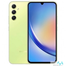 Samsung Смартфон Samsung SM-A346E Galaxy A34 5G 256Gb 8Gb зеленый лайм моноблок 3G 4G 6.6" 1080x2340 Android 13 48Mpix 802.11 a/b/g/n/ac NFC GPS GSM900/1800 GSM1900 Protect