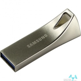 Samsung Флеш накопитель 256GB SAMSUNG BAR Plus, USB 3.1, 300 МВ/s, серебристый [MUF-256BE3/APC]