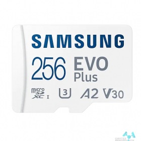 Samsung Micro SecureDigital 256Gb Samsung MB-MC256KA/RU EVO PLUS + adapter 